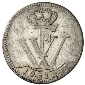 Реверс монеты Пруссия, 1/12 рейхсталера, 1724-1728