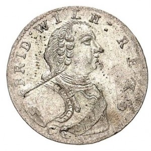 Аверс монеты Пруссия, 3 гроша, 1718-1723