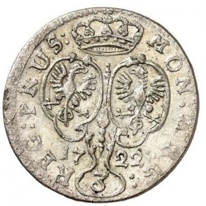 Реверс монеты Пруссия, 3 гроша, 1718-1723