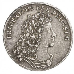Аверс монеты Пруссия, ⅓ талера, 1702-1712