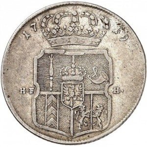 Реверс монеты Пруссия, ½ талера, 1719