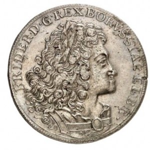 Аверс монеты Пруссия, ⅔ талера, 1701-1709
