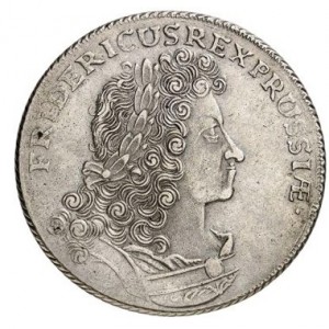 Аверс монеты Пруссия, ⅔ талера, 1701-1703