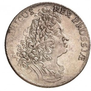 Аверс монеты Пруссия, ⅔ талера, 1703-1706