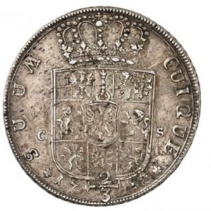 Реверс монеты Пруссия, ⅔ талера, 1705-1712