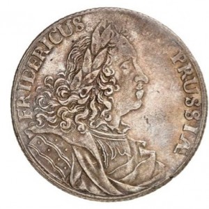 Аверс монеты Пруссия, ⅔ талера, 1706-1713