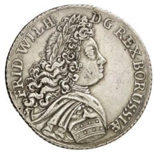 Аверс монеты Пруссия, ⅔ талера, 1713-1715