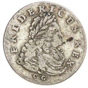 Аверс монеты Пруссия, 18 грошей, 1702