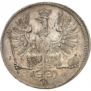 Реверс монеты Пруссия, 1 талер, 1703, Бюст короля смотрит вправо, знак монетного двора - CS