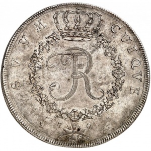 Реверс монеты Пруссия, 1 талер, 1704-1705