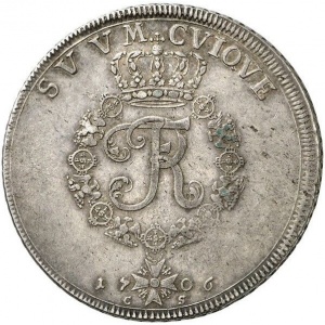 Реверс монеты Пруссия, 1 талер, 1706
