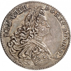 Аверс монеты Пруссия, 1 талер, 1713-1716