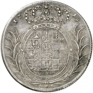 Реверс монеты Пруссия, 1 талер, 1718
