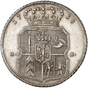 Реверс монеты Пруссия, 1 талер, 1718