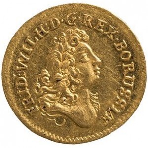 Аверс монеты Пруссия, ½ дуката, 1714