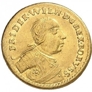 Аверс монеты Пруссия, ½ дуката, 1726