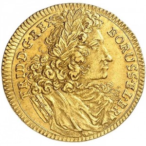 Аверс монеты Пруссия, 1 дукат, 1706