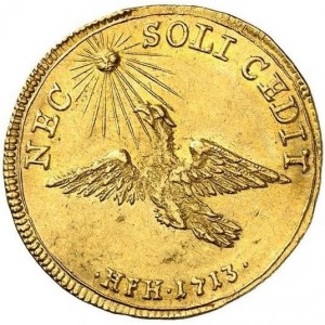Реверс монеты Пруссия, 1 дукат, 1713
