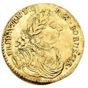 Аверс монеты Пруссия, 1 дукат, 1714-1717