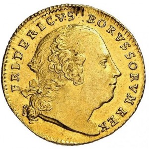 Аверс монеты Пруссия, 1 дукат, 1740