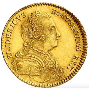 Аверс монеты Пруссия, 1 дукат, 1741-1745