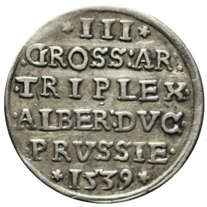 Реверс монеты Пруссия, 3 гроша, 1530-1558