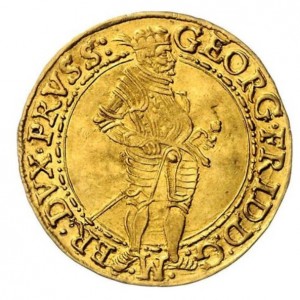 Аверс монеты Пруссия, 1 дукат, 1587-1597