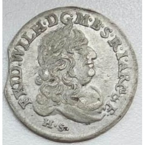 Аверс монеты Пруссия, 6 грошей, 1674-1688