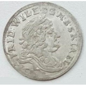Аверс монеты Пруссия, 6 грошей, 1685