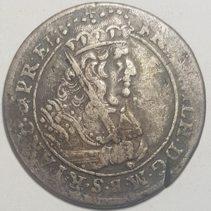 Аверс монеты Пруссия, 18 грошей, 1675