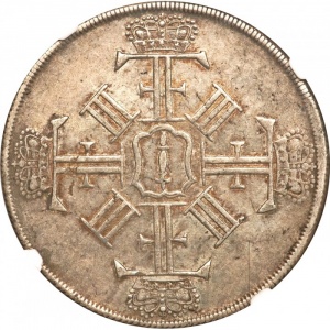 Реверс монеты Пруссия, 1 талер, 1695-1696