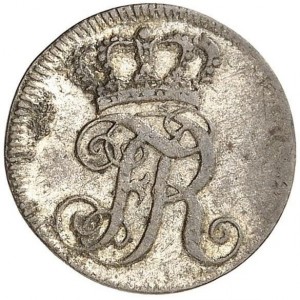 Аверс монеты Пруссия, 4 пфеннига, 1752-1753