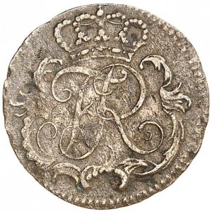 Аверс монеты Пруссия, 4 пфеннига, 1764