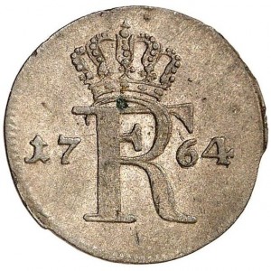 Аверс монеты Пруссия, 4 пфеннига, 1764-1766