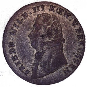 Аверс монеты Пруссия, 1 штюбер, 1804