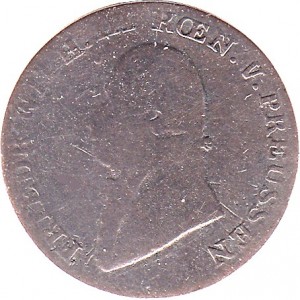 Аверс монеты Пруссия, 2 штюбера, 1804