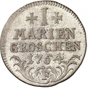 Реверс монеты Пруссия, 1 мариенгрош, 1764