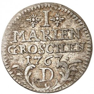 Реверс монеты Пруссия, 1 мариенгрош, 1767-1768