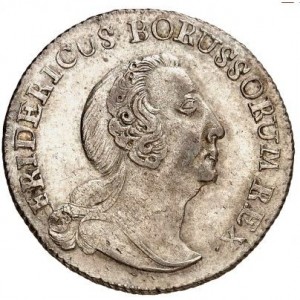 Аверс монеты Пруссия, 8 грошей, 1754-1755