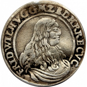 Аверс монеты Пруссия, 1/24 талера, 1666-1667