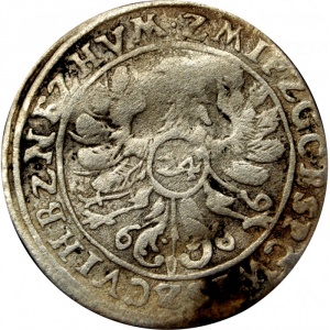 Реверс монеты Пруссия, 1/24 талера, 1666-1667