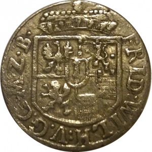 Аверс монеты Пруссия, 1/24 талера, 1668-1674