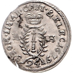 Реверс монеты Пруссия, 1/24 талера, 1679