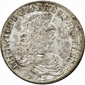 Аверс монеты Пруссия, ⅔ талера, 1672-1673