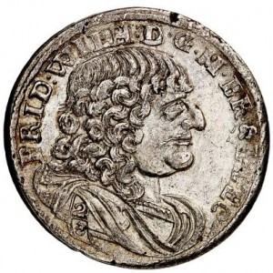 Аверс монеты Пруссия, ⅔ талера, 1675-1683