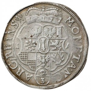 Реверс монеты Пруссия, ⅔ талера, 1675-1677