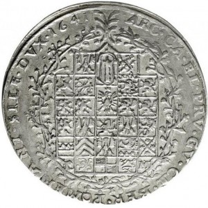 Реверс монеты Пруссия, 1 талер, 1641