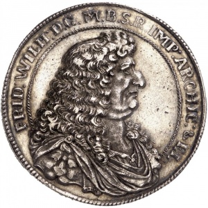 Аверс монеты Пруссия, 1 талер, 1686
