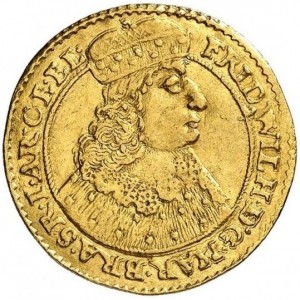 Аверс монеты Пруссия, 1 дукат, 1641-1649
