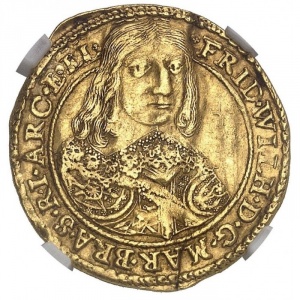 Аверс монеты Пруссия, 1 дукат, 1643